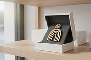 Modern Laser Cut Wooden Earring, an Object Graphic by Designer_Momina (Thumbnail 2 of 5)
