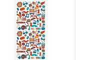 It's movie time! White background, a Texture Illustration by Art Loft (Thumbnail 3 of 16)