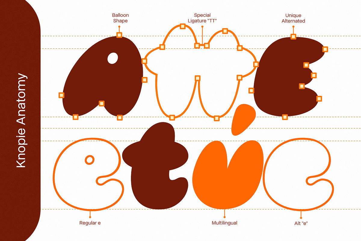 Knopie - Playful Balloon Y2K Font, a Sans Serif Font by Typia Nesia (Photo 10 of 10)