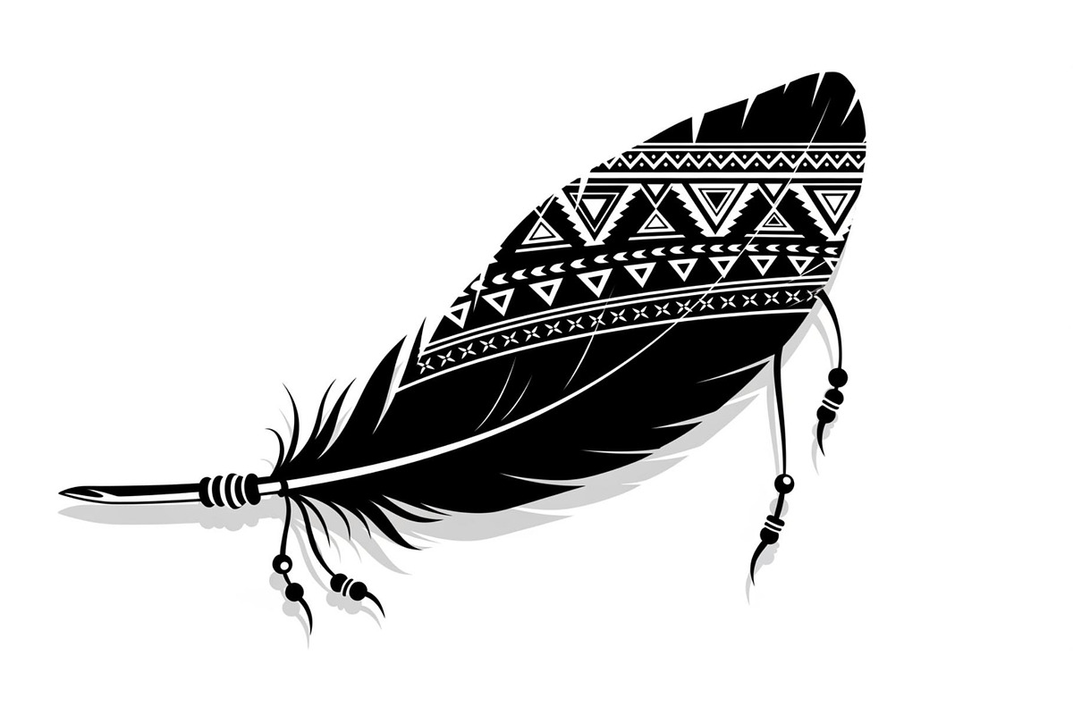 Boho Tribal Feather Bundle, an Illustration by Designs_River (Photo 5 of 31)