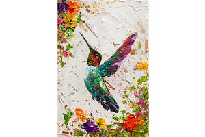 Vivid abstract painting of, an Animal Illustration by Lermont51