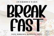 02 Breakfast, a Sans Serif Font by InermediaSTUDIO (Thumbnail 1 of 8)