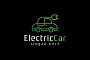 Electric Car Logo, a Branding & Logo Template by Pixes (Thumbnail 1 of 3)