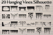 Hanging Vines Silhouette, an Object Graphic by Creativeshirt (Thumbnail 1 of 20)