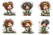 Birthday fairy clipart, an Illustration by CreationArt (Thumbnail 4 of 5)