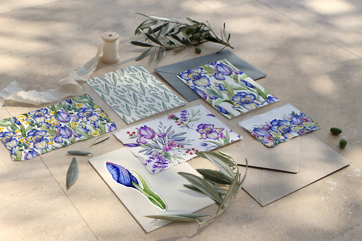 Watercolor wildflowers set, an Illustration by Artmanata (Photo 16 of 26)