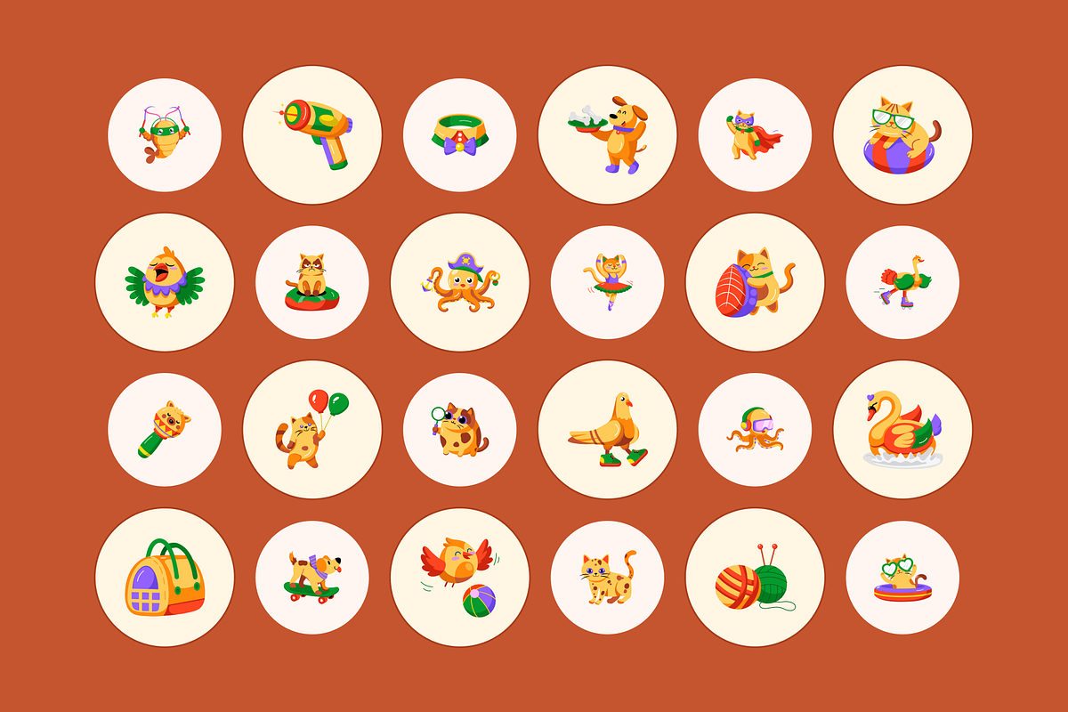 Pet Icon Art Set, a Duotone Icon by Vectors Market (Photo 6 of 12)