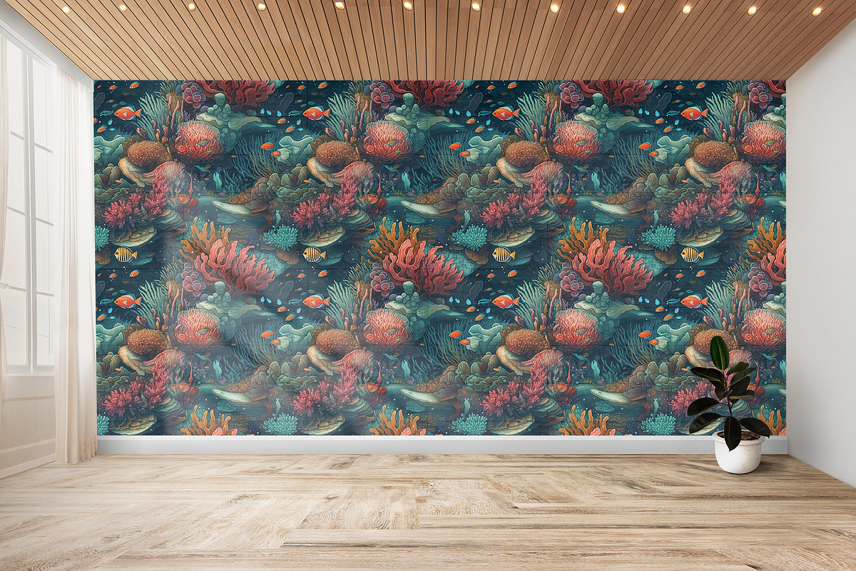 Nautical - Seamless Underwater Art, a Pattern Graphic by Pixel Perfect Patterns (Photo 3 of 10)