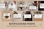 Dark Aesthetic Instagram Templates, a Social Media Template by Templates Boutique (Thumbnail 7 of 9)