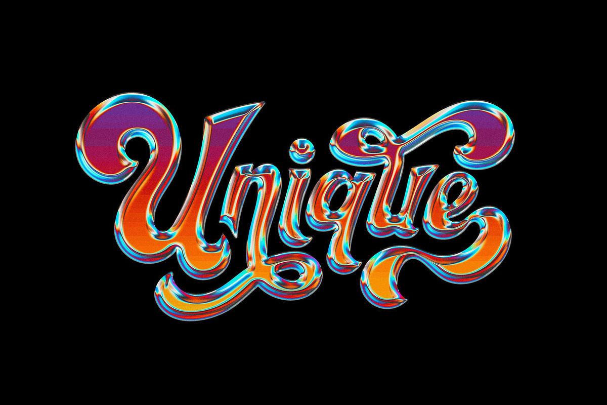 Heatwave Chrome Text Effect, a Layer Style Add-On by Design Squad (Photo 2 of 4)