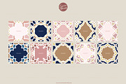 Moroccan Tiles Vintage Backgrounds, a Background Graphic by Euonia Meraki (Thumbnail 2 of 8)