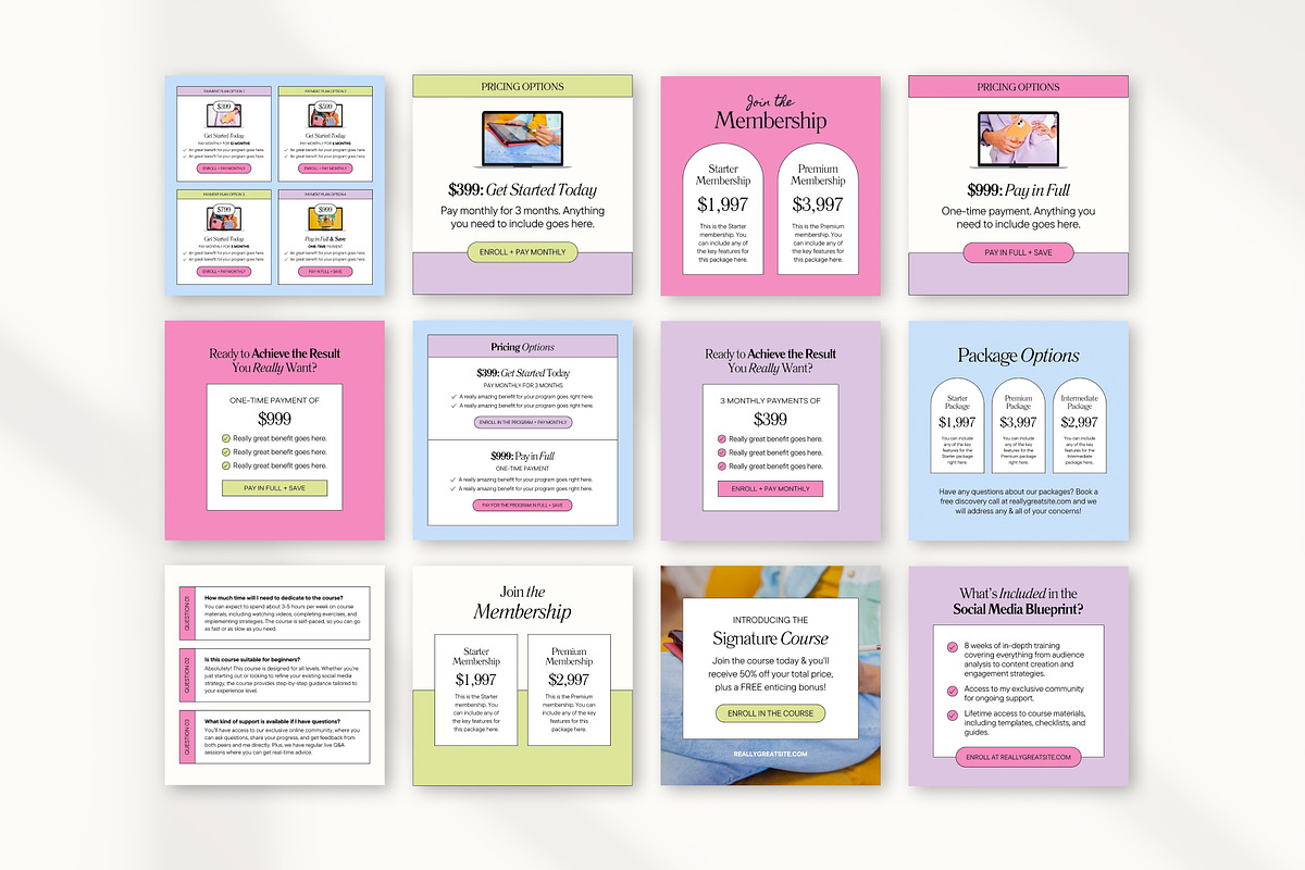 Instagram Creator for Coaches Canva, a Social Media Template by Fallon Gerst (Photo 10 of 47)