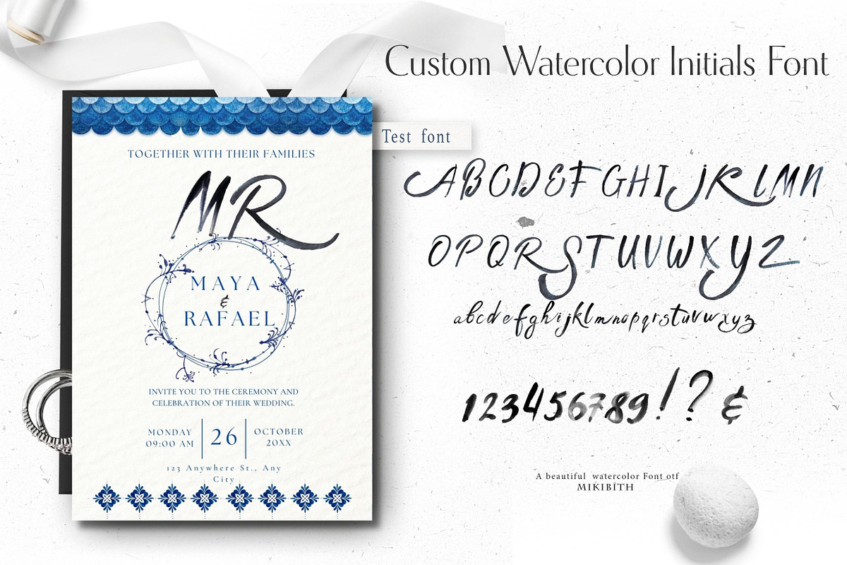 Blue Scandinavian Template Bundle, a Stationery Template by Alisa Mikibith Art (Photo 15 of 19)