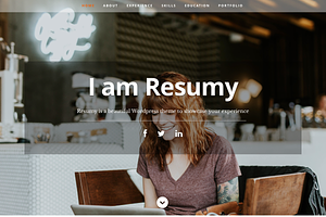 Resumy - Beautiful Wordpress Theme