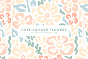 Cute Summer Flowers, a Pattern Graphic by MalyskaStudio (Thumbnail 1 of 9)