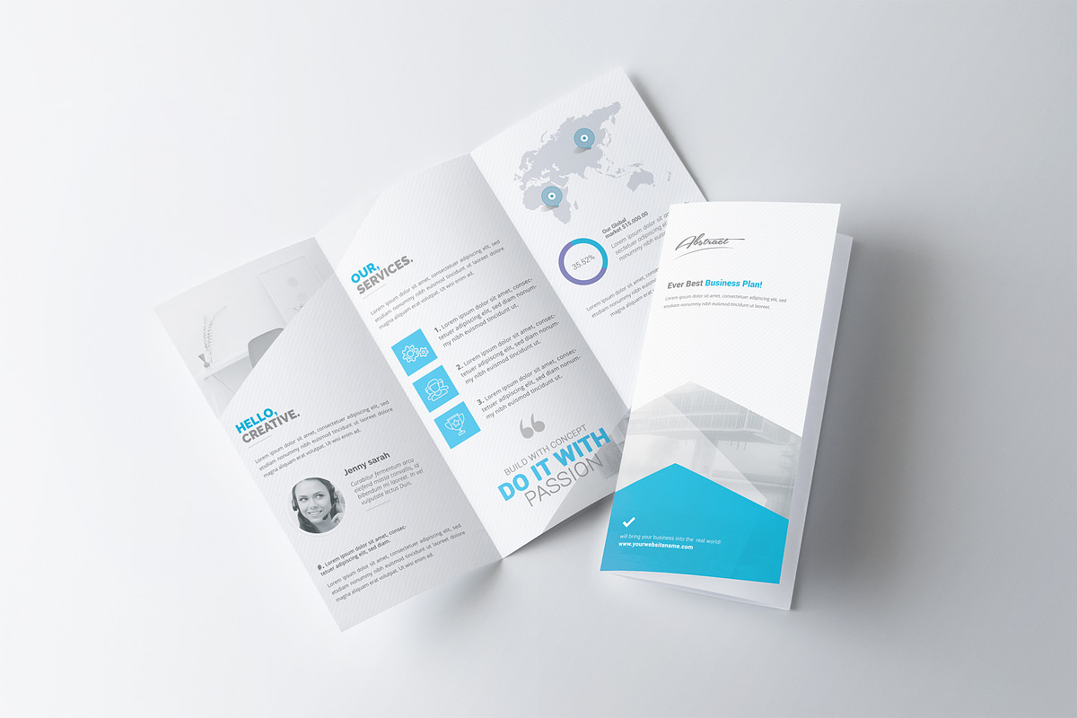 Bundle - Tri-Fold Brochure, a Brochure Template by Crevo Studio (Photo 5 of 5)