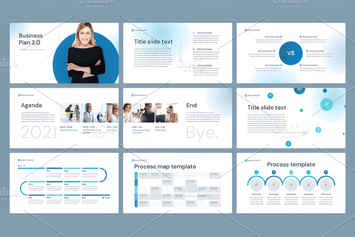 Business Plan 2.0 for PowerPoint, a Presentation Template by Ink Gallery (Photo 6 of 11)
