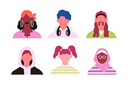 People face avatars, portraits set, a Person Illustration by Good Studio (Thumbnail 3 of 7)