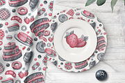 Chef cook, clipart, digital paper, a Food Illustration by Artmanata (Thumbnail 11 of 18)