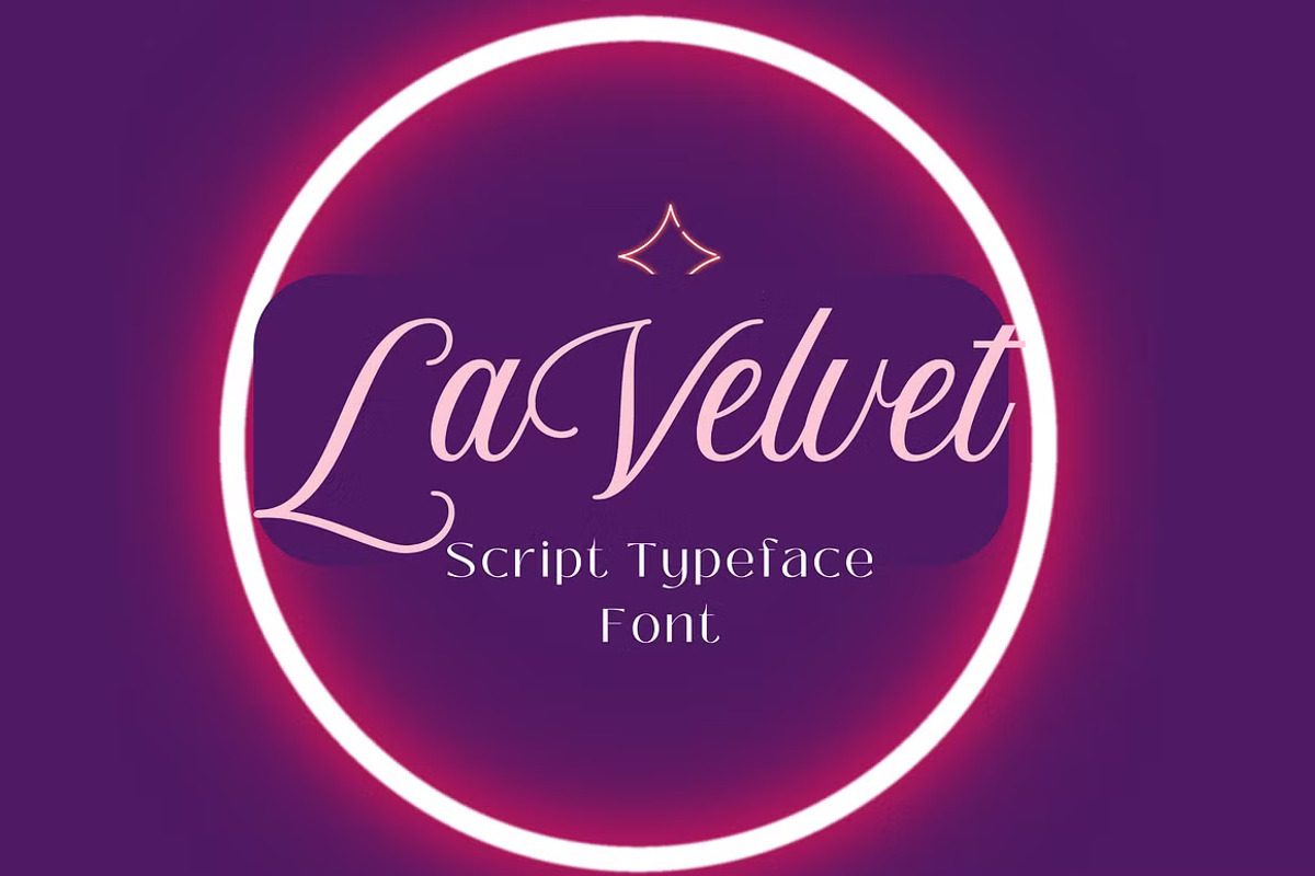 LaVelvet Elegant Script Font, a Script Font by GearShift (Photo 1 of 4)