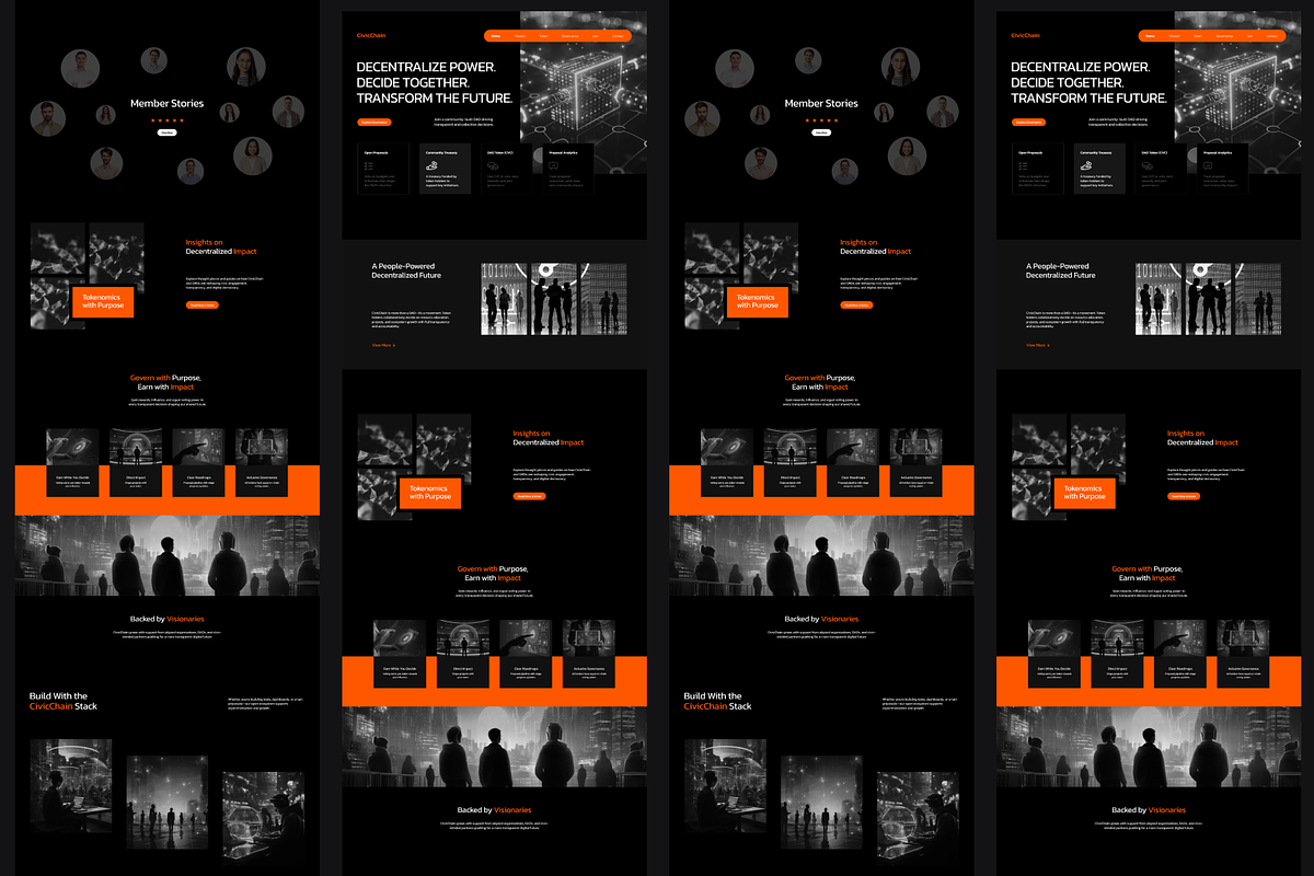 Figma DAO Governance Landing Page preview 5