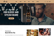 Beard Oil eCommerce Template - Bardy, a Bootstrap Template by HasThemes (Thumbnail 1 of 2)