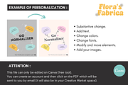 Thank You Card Templates Canva, a Card Template by florasfabrica (Thumbnail 3 of 3)