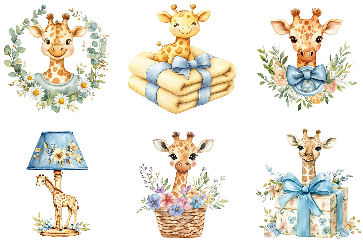 Nautical Nursery Baby Shower Clipart, a Seasonal Illustration by Designking (Photo 4 of 5)