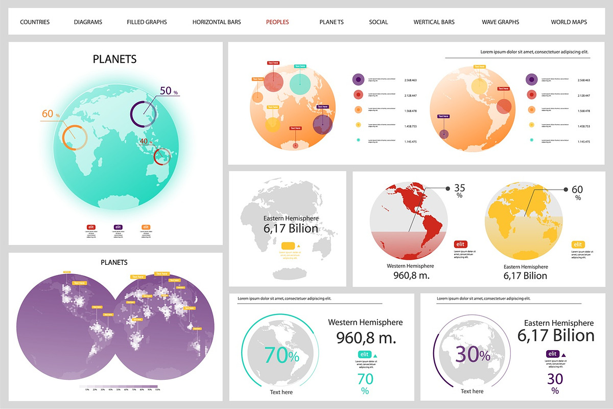 Business Infographic Elements, an Object Graphic by alexdndz (Photo 7 of 11)