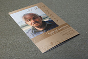 Funeral Program Template-V439, a Brochure Template by Template Shop (Thumbnail 1 of 4)