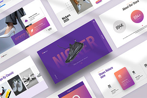 Snikers Shoes Store Presentation, a Presentation Template by KreateTribe