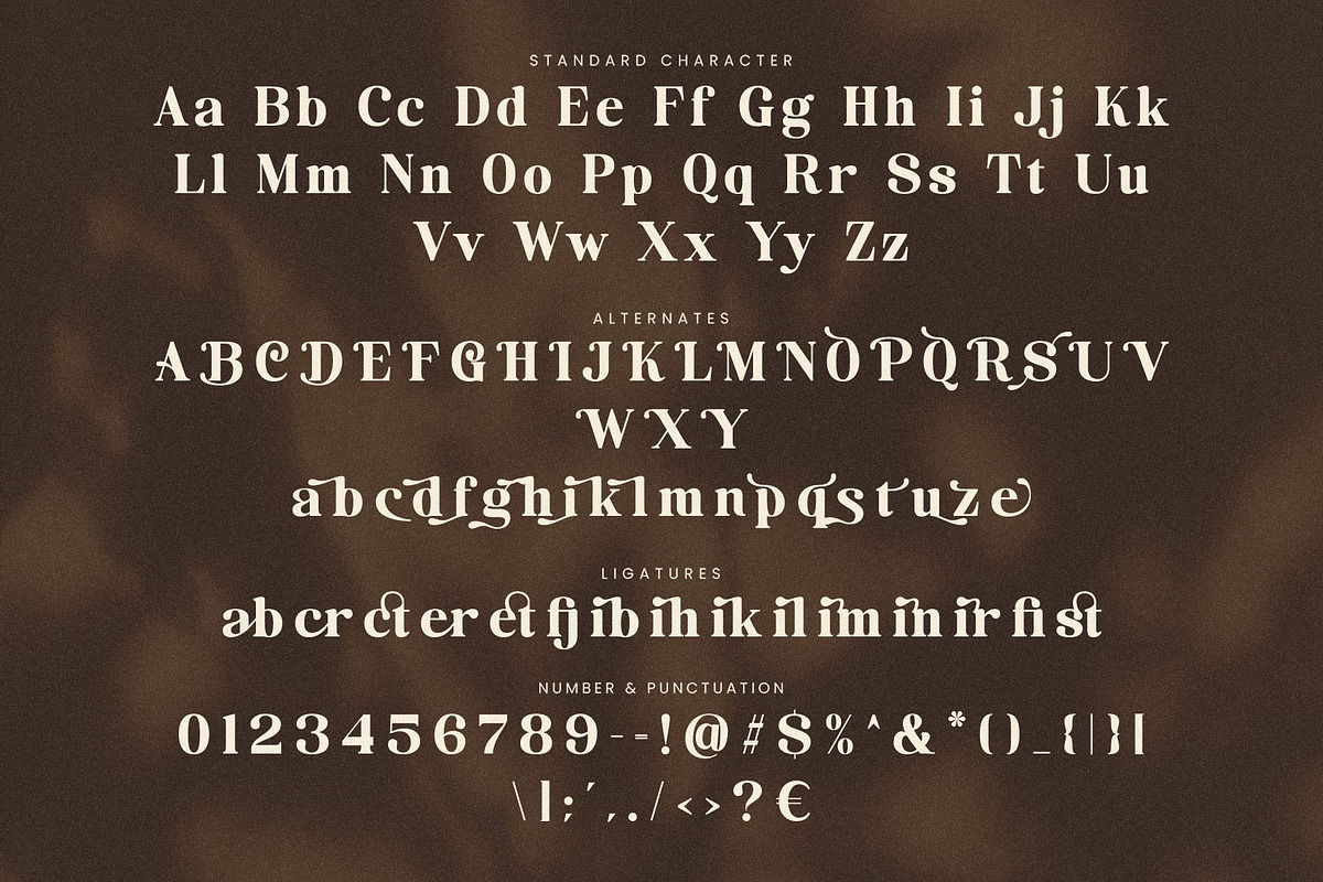 Cilague - Elegant Display Serif Font, a Serif Font by Jimoji (Photo 7 of 7)