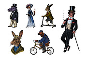 Fashion Animal characters Drawing, an Animal Illustration by Arthur Balitskiy (Thumbnail 1 of 2)