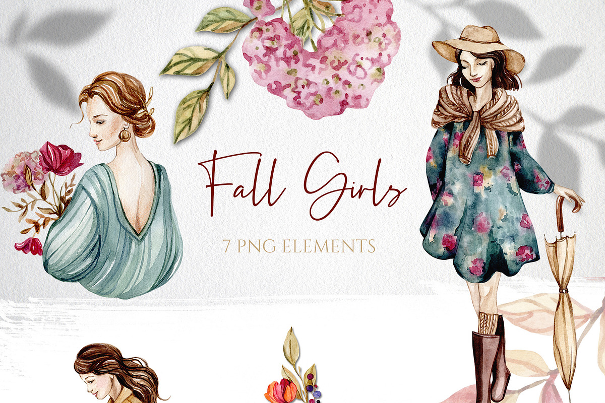 Autumn Romantic Collection, a Decorative Illustration by S_ARTLOVE (Photo 6 of 9)