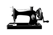 Vintage Sewing Machine Bundle, an Illustration by yasushie (Thumbnail 19 of 31)