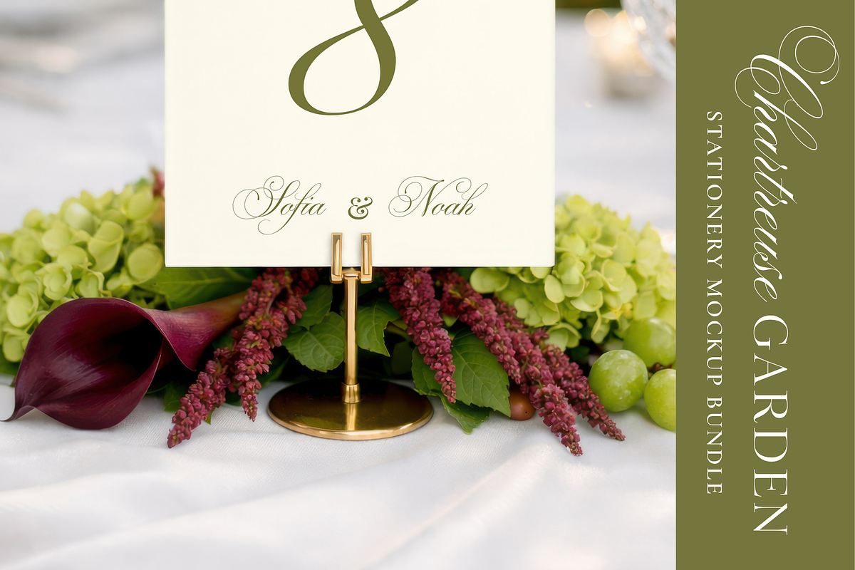 Chartreuse Stationery Mockup Bundle, an Advertising Mockup by Serenefeeling (Photo 10 of 17)