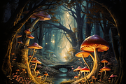 Magical Forest, a Background Graphic by Printable Treasure (Thumbnail 5 of 8)