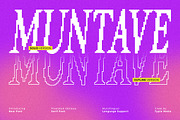Muntave - Pixelated Oblique Serif, a Serif Font by Typia Nesia (Thumbnail 1 of 11)
