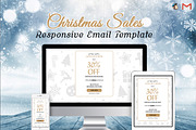 Christmas Sale Email Template, an Email Template by Khryna Designs (Thumbnail 1 of 2)