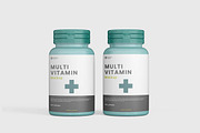 Supplement Jar / Bottle Mock-Up, a Packaging Mockup by tiyasprabawa (Thumbnail 2 of 5)