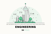 Modern engineering construction, an Outline Icon by Vladimir Vihrev (Thumbnail 1 of 3)