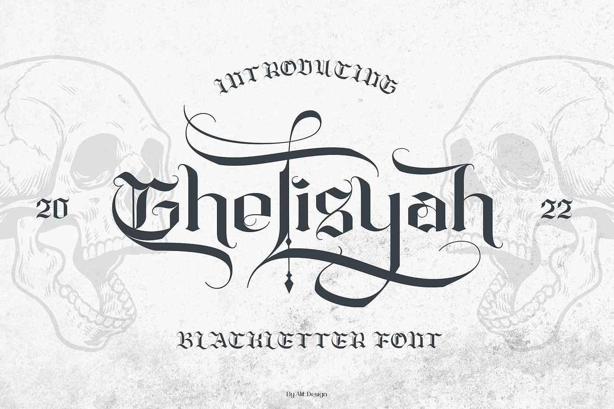 The Blackletter Bundle Alitdesign, a Blackletter Font by alit design (Photo 6 of 19)
