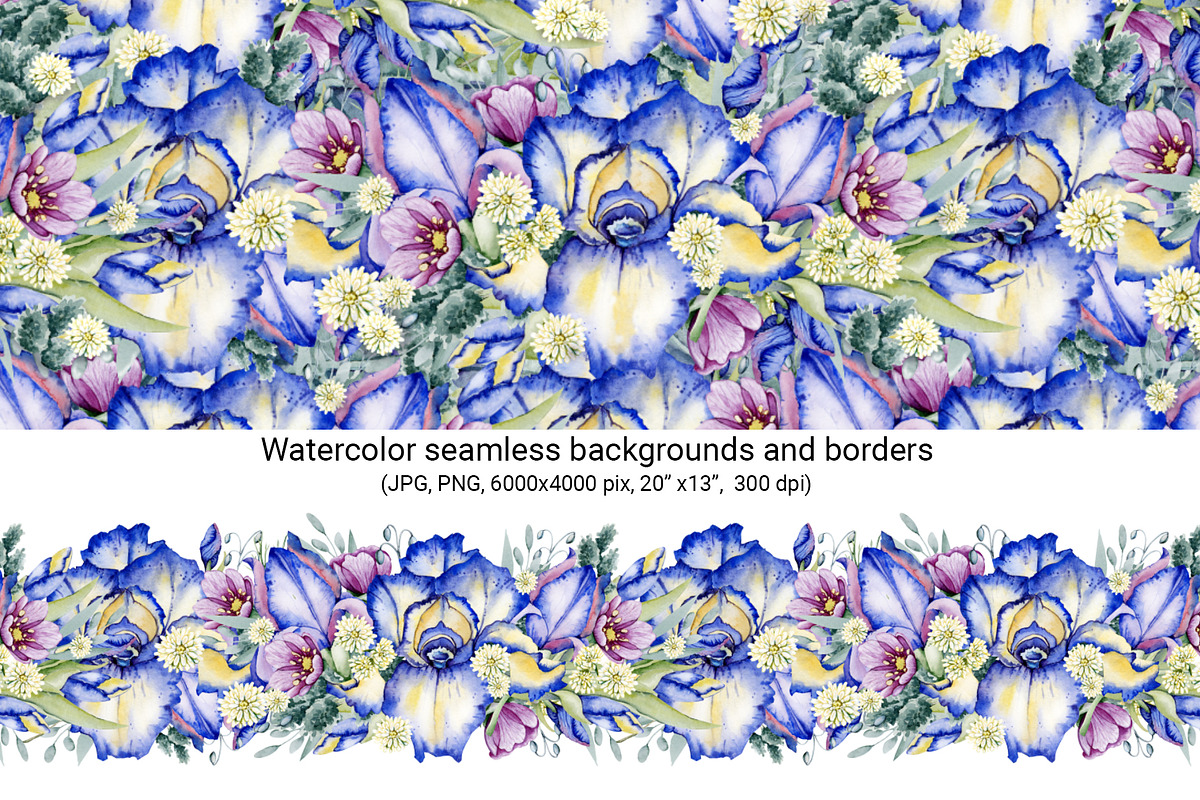 Watercolor wildflowers set, an Illustration by Artmanata (Photo 8 of 26)