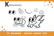 Procreate Fun Characters Kit!!!, a Brush Add-On by Extreme Brushes (Thumbnail 2 of 8)