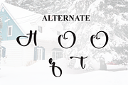 Home Winter | Script Font, a Handwritten Font by Scratchones (Thumbnail 8 of 9)