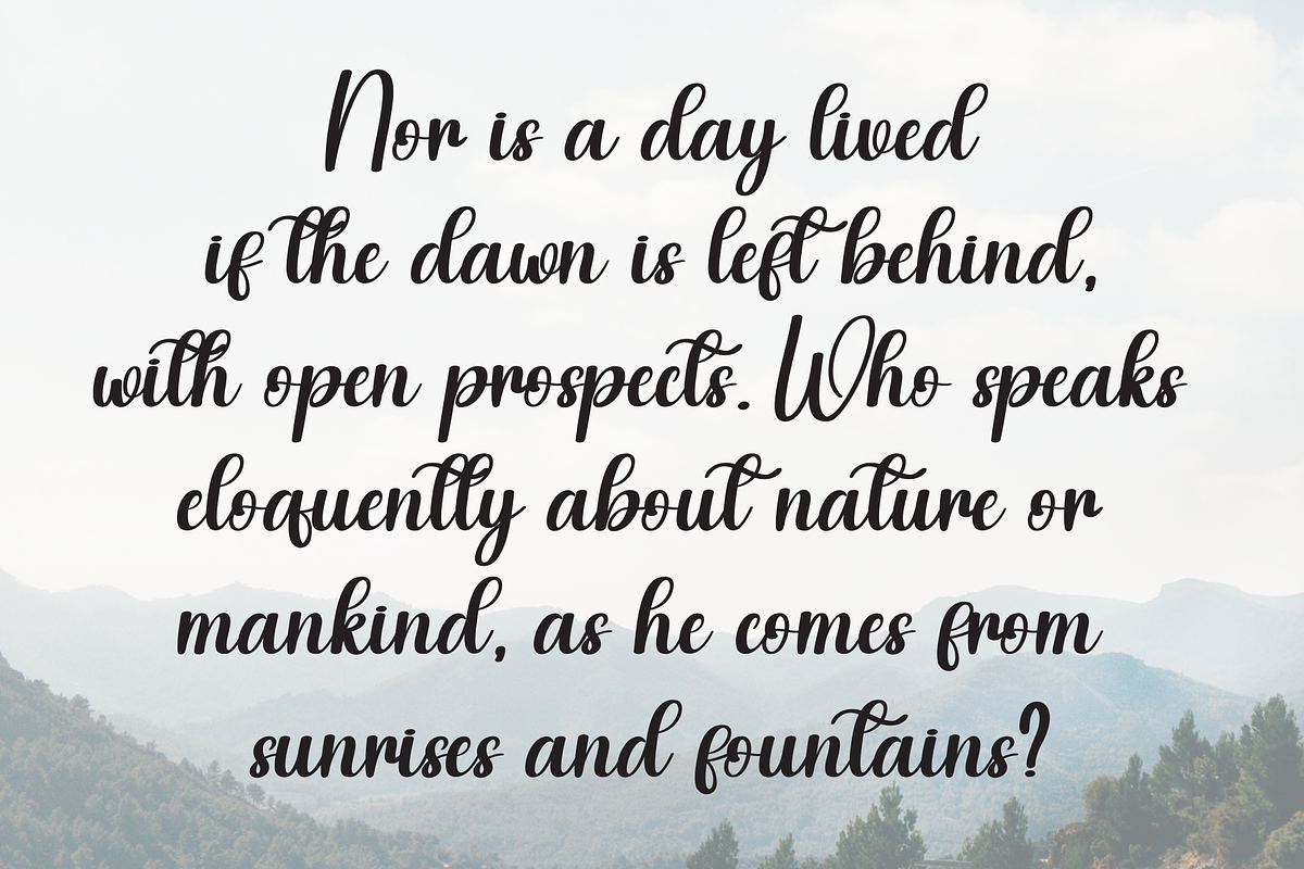 Daily | Script Font, a Handwritten Font by Scratchones (Photo 6 of 9)