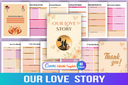 Our Love Story A Couples’ Memory, a Stationery Template by Designmela01 (Thumbnail 1 of 5)