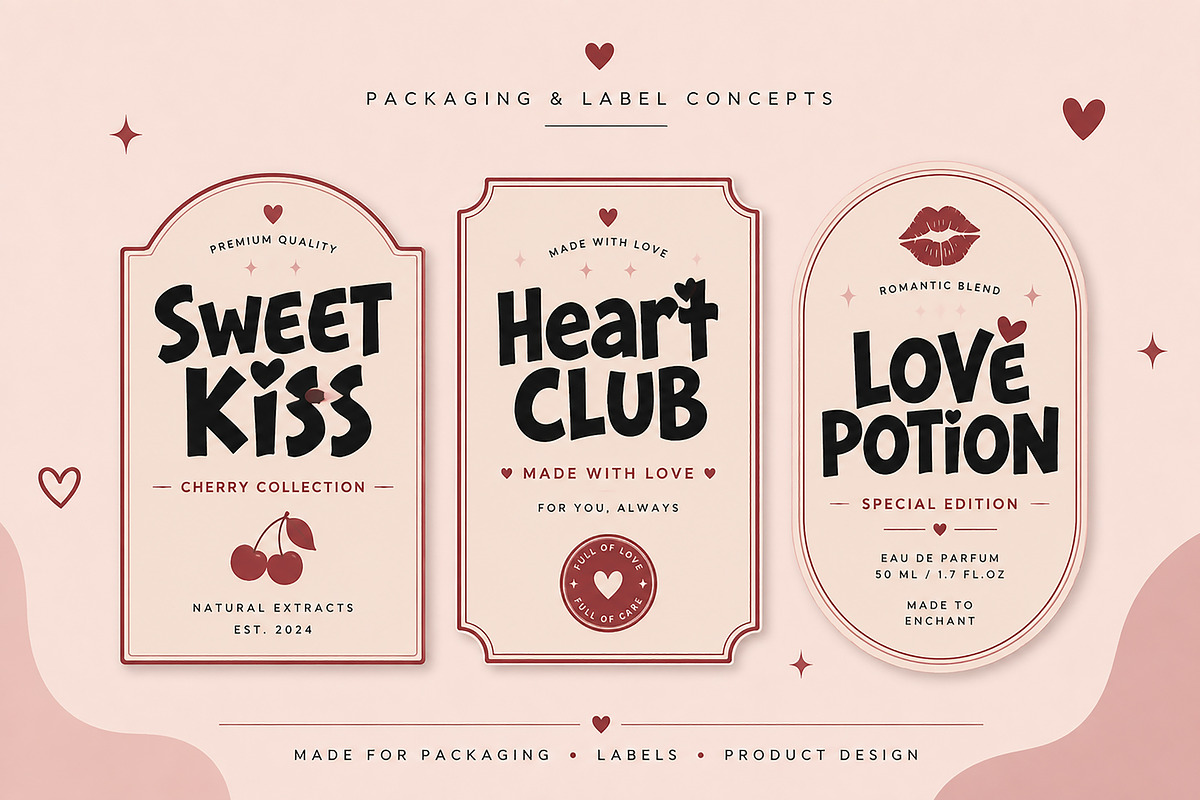 Heart Kiss – Playful Display Font, a Slab Serif Font by Wow Magic (Photo 5 of 5)
