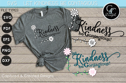 SVG Let Kindness Be Contagious