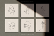 Line Art Woman Illustrations, a Person Illustration by Delightful Design (Thumbnail 6 of 8)